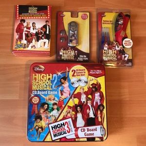 New High School Musical cd board game, books, light